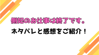 『側妃のお仕事は終了です。』全話ネタバレと感想！最終回・結末も考察！　
